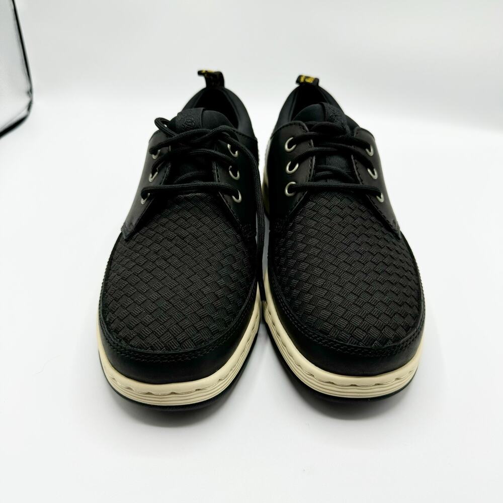 Dr Maertens Solaris Woven 3 Eye Black Oxford Sneaker Shoes Womens 8 New In Box - Picture 6 of 9